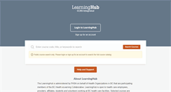 Desktop Screenshot of learninghub.phsa.ca